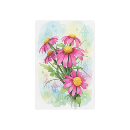 Metal Art Sign - Pink Daisy Bouquet Founder's Badge #5