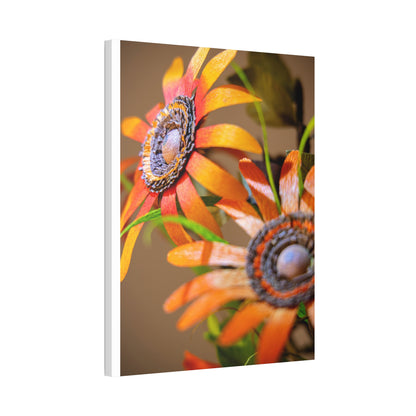 Canvas Stretched, Wall Art Orange Black Eyed Susan's Design