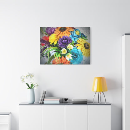 Canvas Art Print - 57 Amazing Flowers