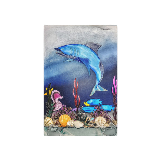 Underwater Shark Metal Art Sign – Founder's Badge #17