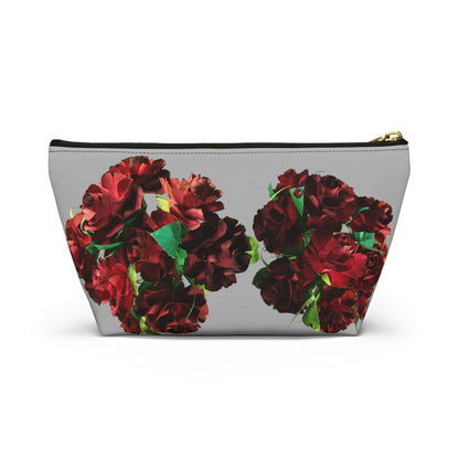 Ruby Red Roses Makeup Bag