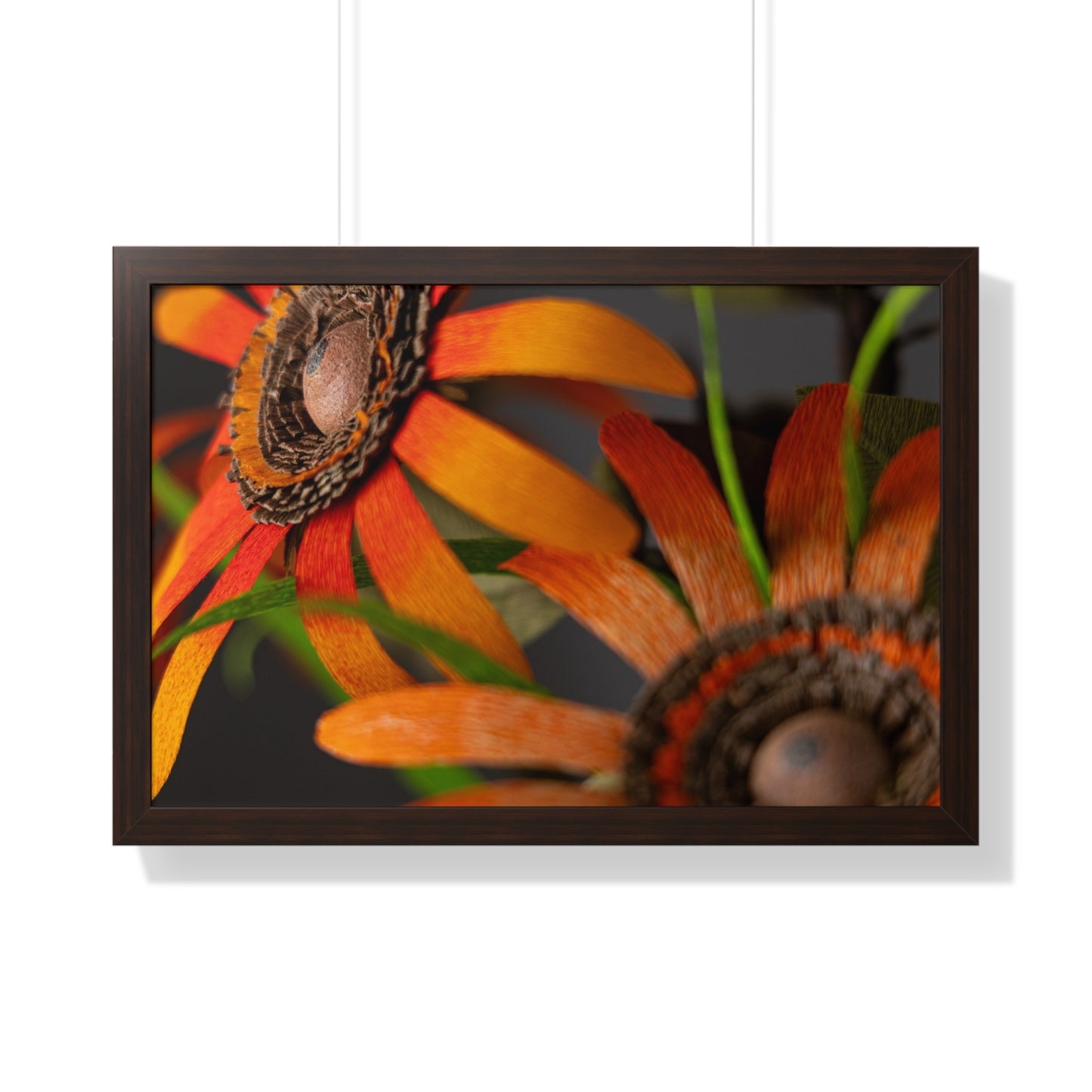 Poster Print - Mango Orange Black-Eyed Susans