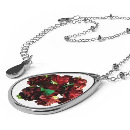 Necklace Ruby Red Roses