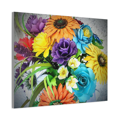 Canvas Art Print - 57 Amazing Flowers