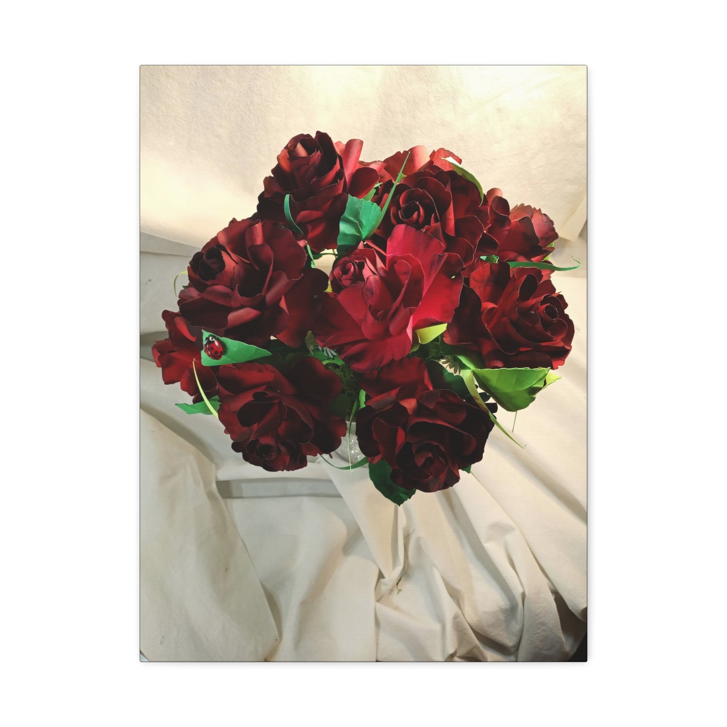 Canvas Wall Art - Ruby Red Roses