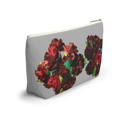 Ruby Red Roses Makeup Bag