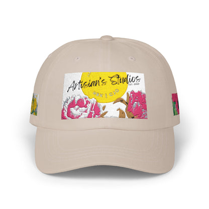 Classic Dad Cap — Sunshine Floral Logo Hat