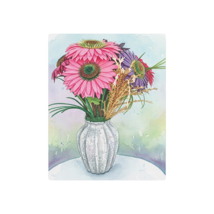 Metal Sign - Watercolor Pink Gerbera - Founder's Badge #1