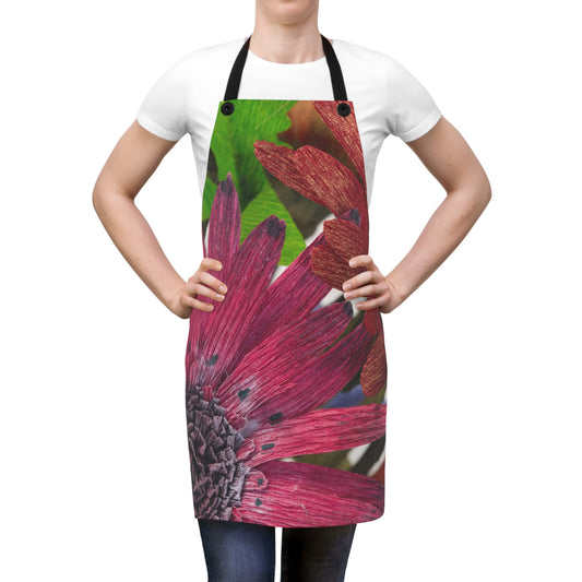 Apron African Daisies Colorful Party Kitchen Cooking BBQ