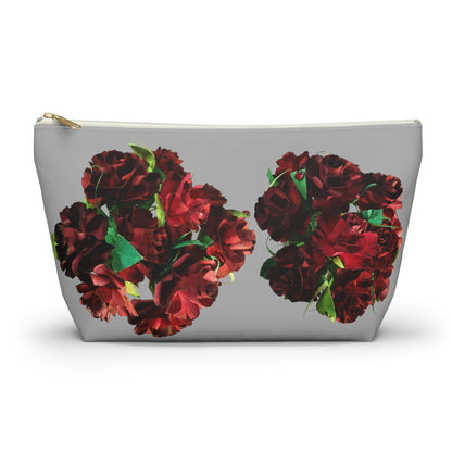 Ruby Red Roses Makeup Bag