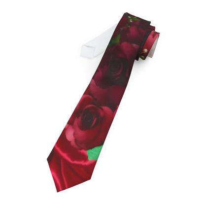 Necktie - Ruby Red Color Men's Necktie for Special Occasions