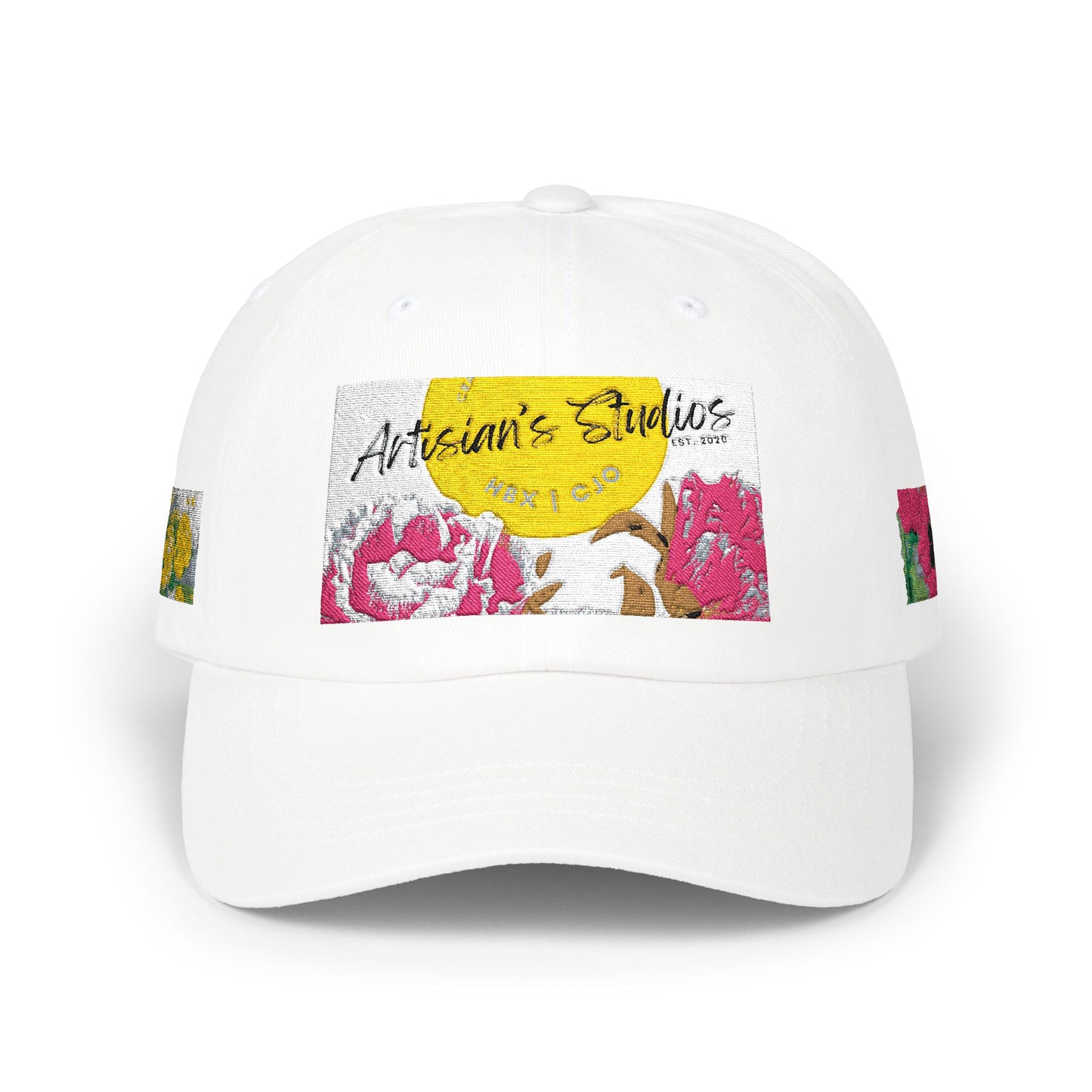 Classic Dad Cap — Sunshine Floral Logo Hat