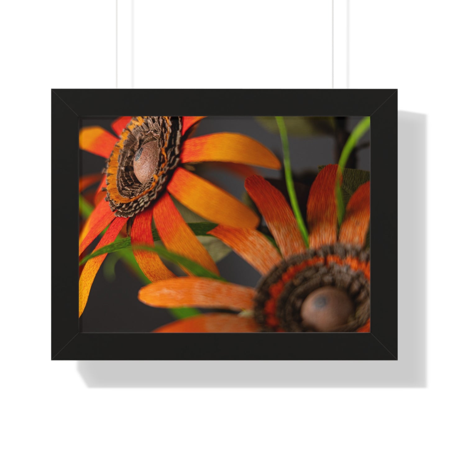 Poster Print - Mango Orange Black-Eyed Susans