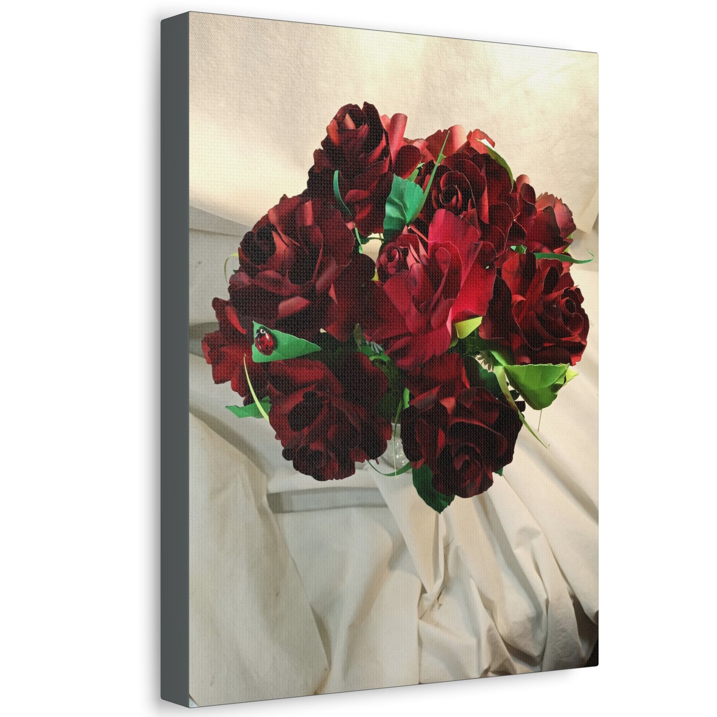 Canvas Wall Art - Ruby Red Roses