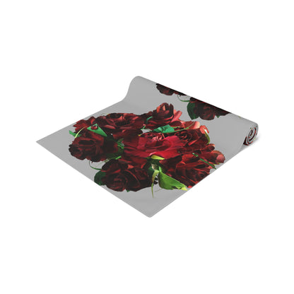 Table Runner - Ruby Red Roses