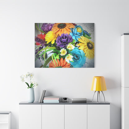 Canvas Art Print - 57 Amazing Flowers
