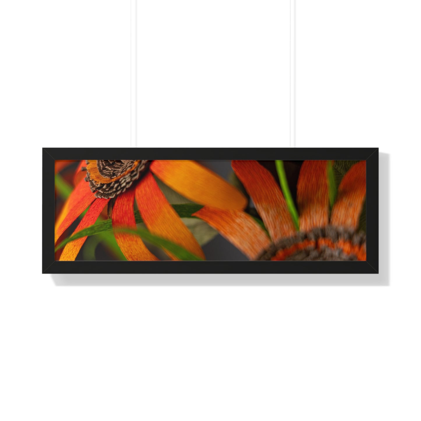 Poster Print - Mango Orange Black-Eyed Susans