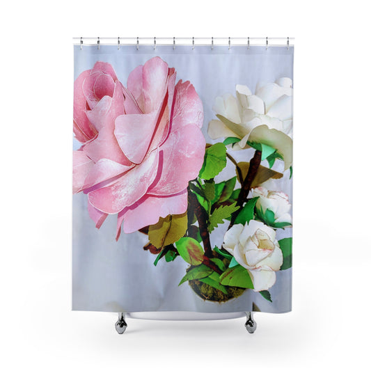 Shower Curtains Ruby Roses Love Collection