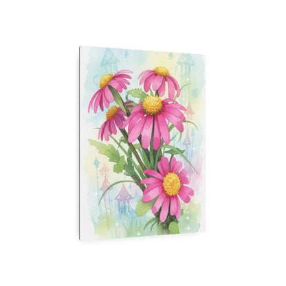 Metal Art Sign - Pink Daisy Bouquet Founder's Badge #5