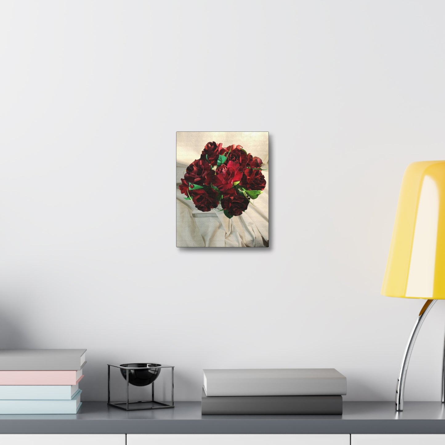 Canvas Wall Art - Ruby Red Roses