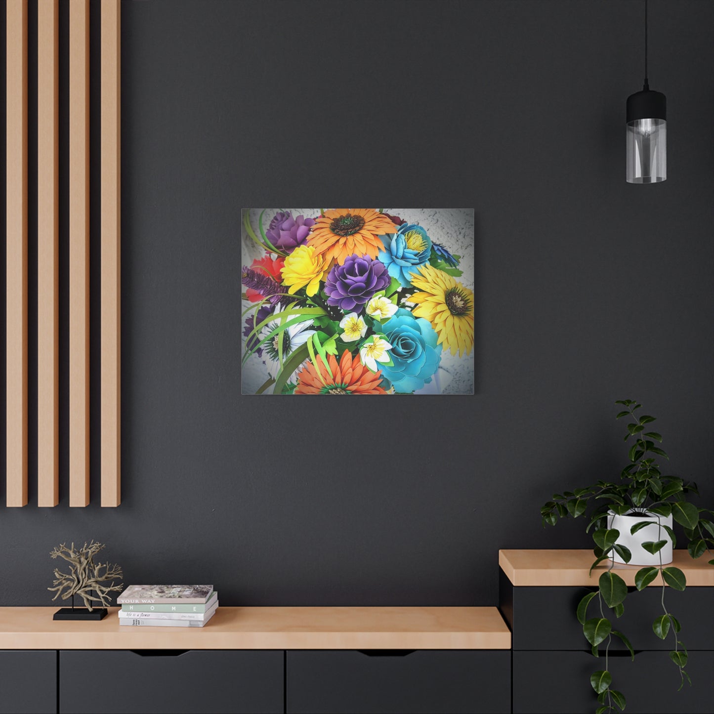 Canvas Art Print - 57 Amazing Flowers