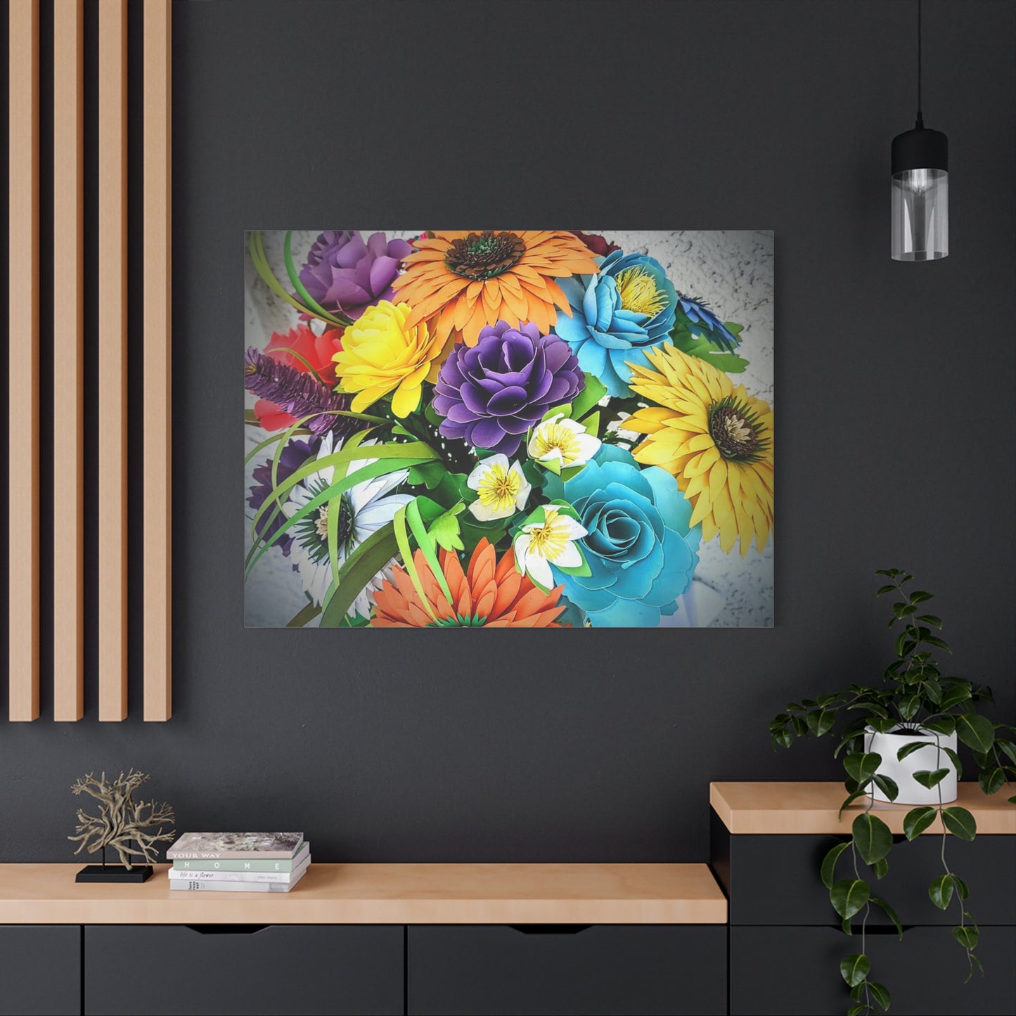 Canvas Art Print - 57 Amazing Flowers