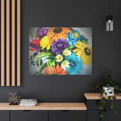 Canvas Art Print - 57 Amazing Flowers
