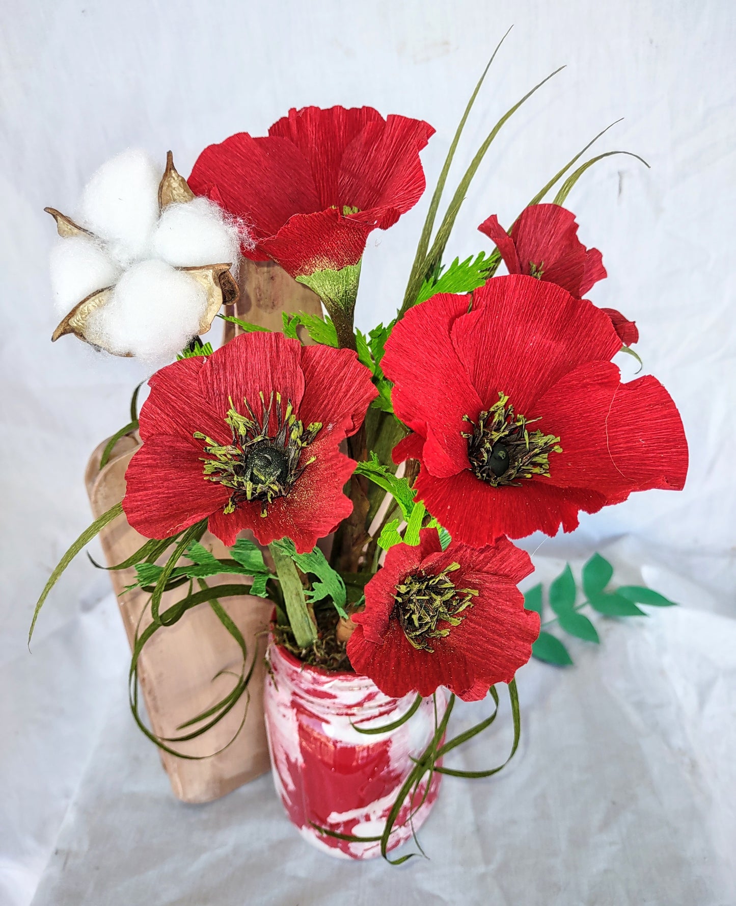 Cutting Board with Poppies