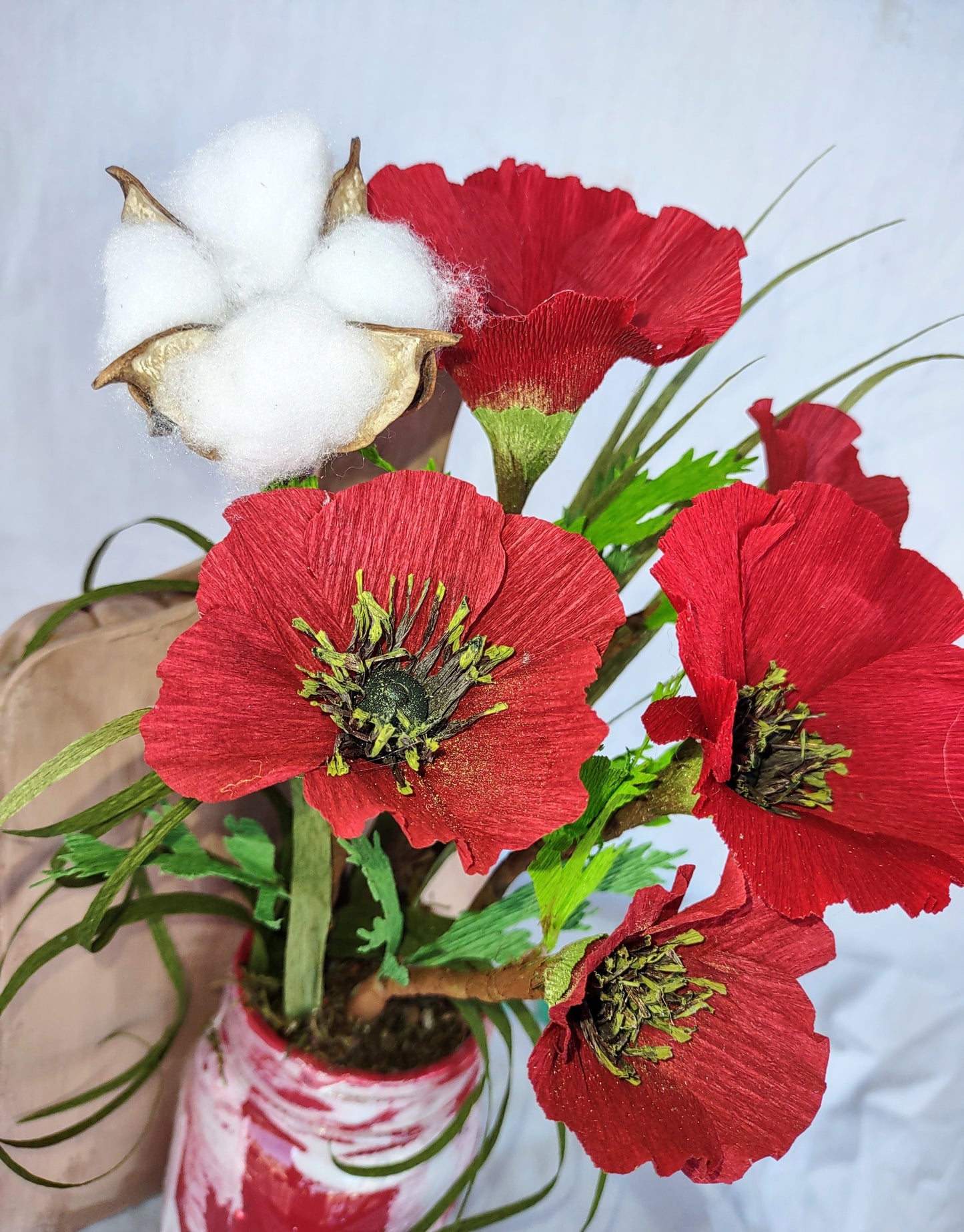 Cutting Board with Poppies