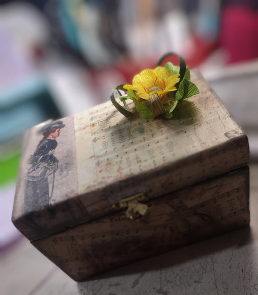 Grandma's Rustic Jewelry Box