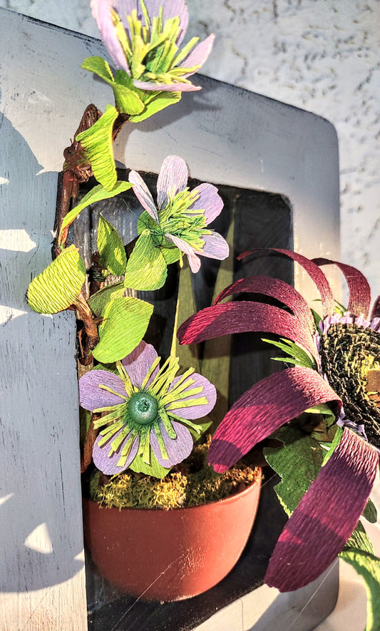 Custom Shadow Box with a Black Eyed Susan.