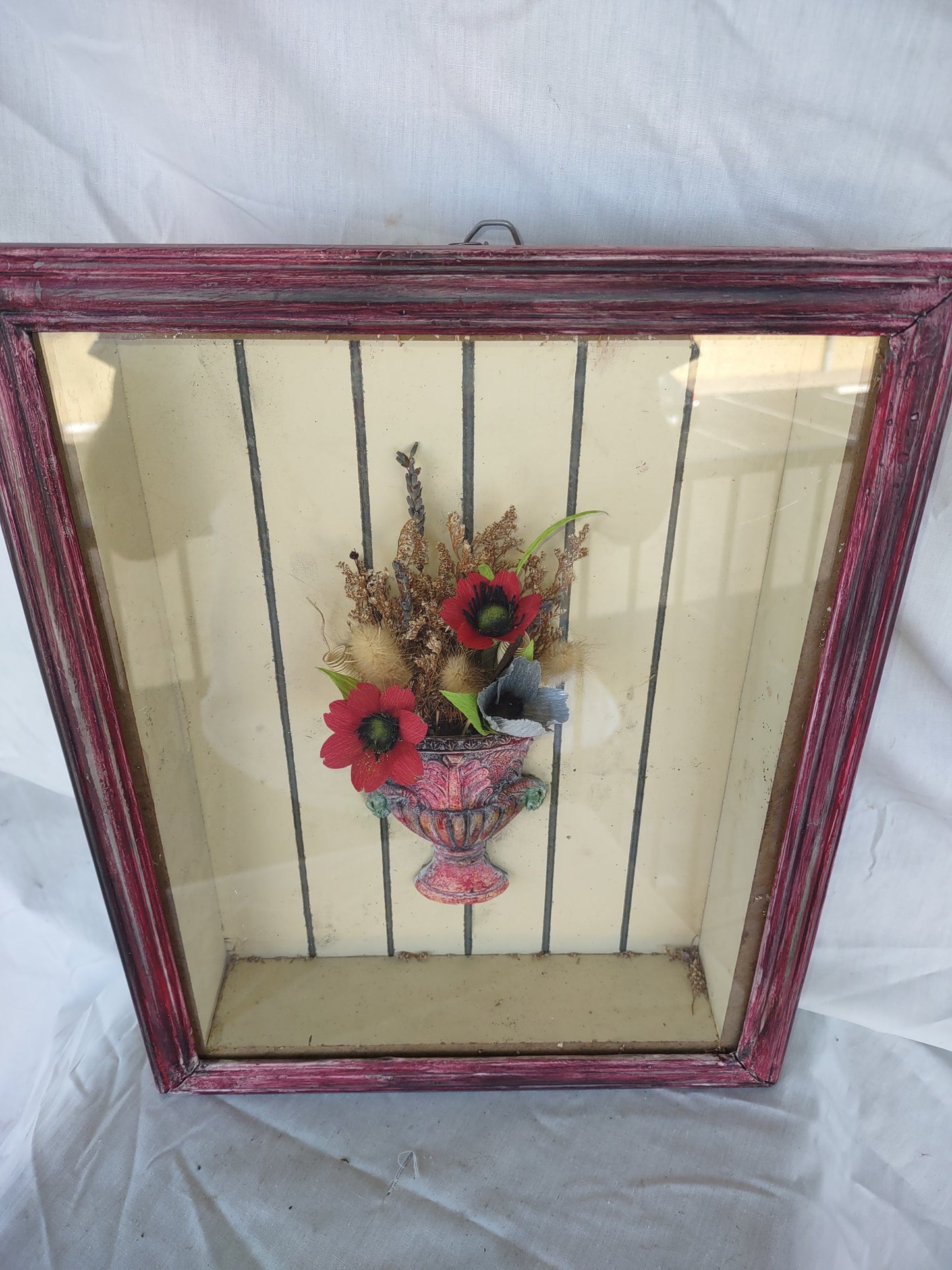 Antique Floral Shadow Box