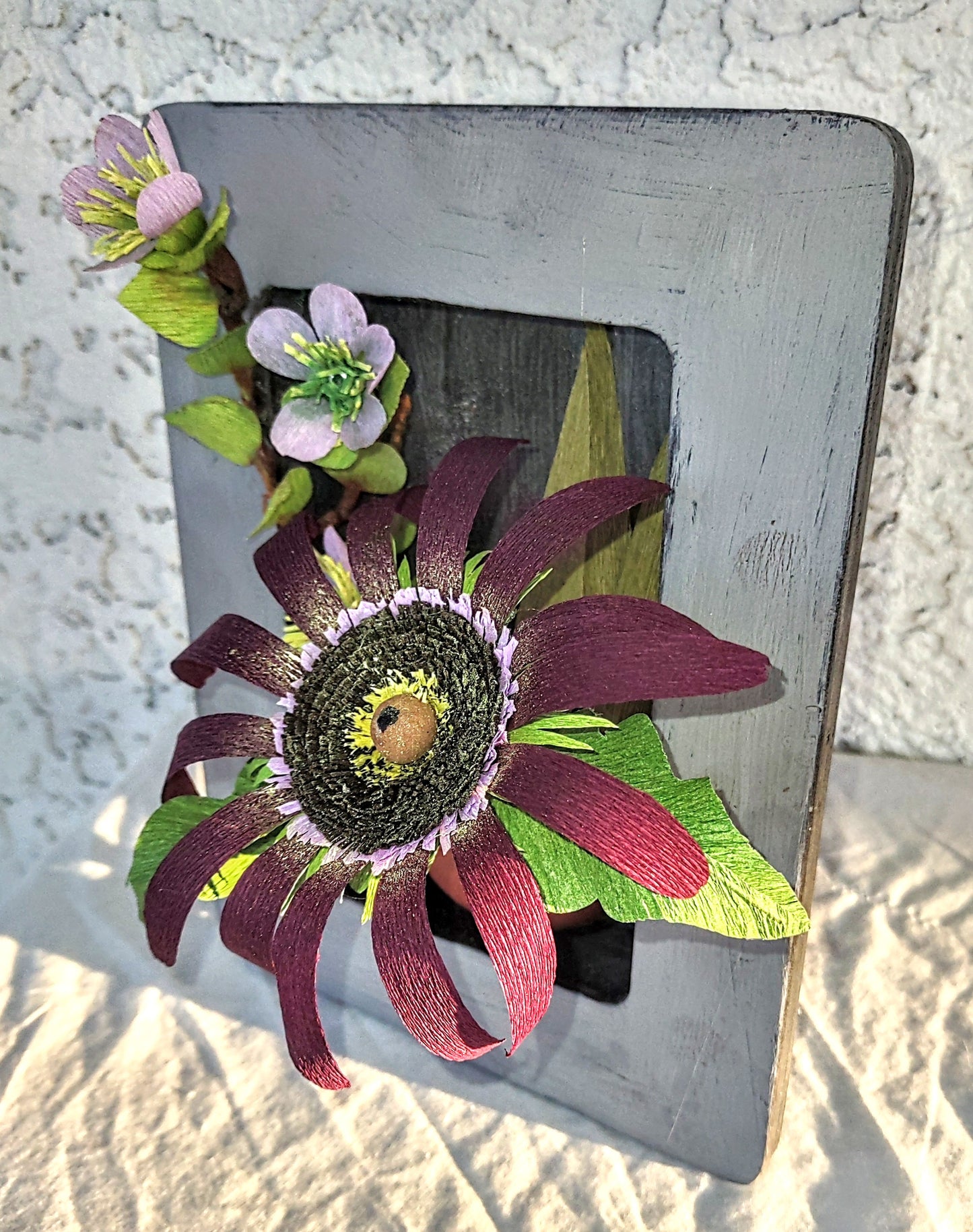 Custom Shadow Box with a Black Eyed Susan.