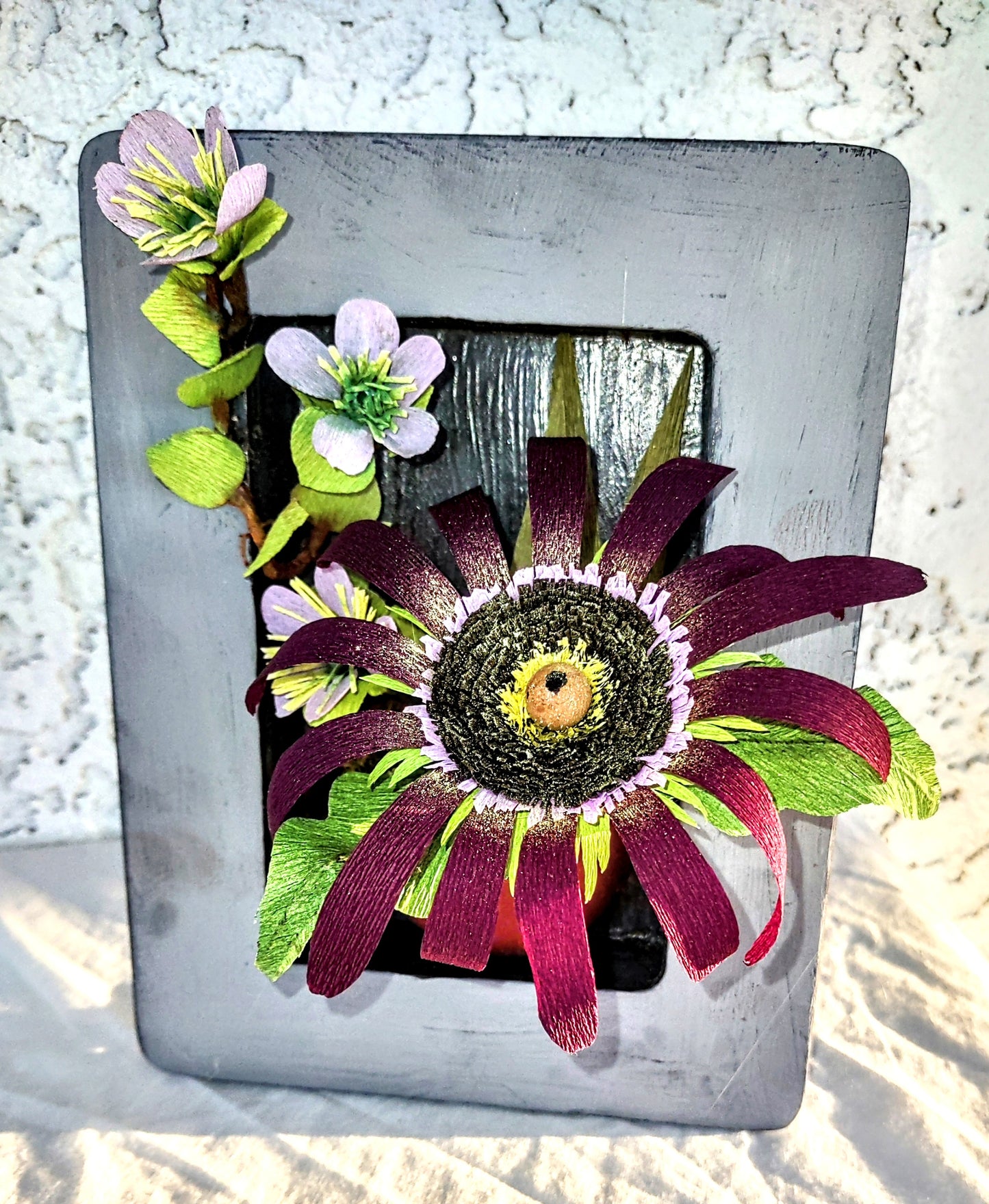 Custom Shadow Box with a Black Eyed Susan.