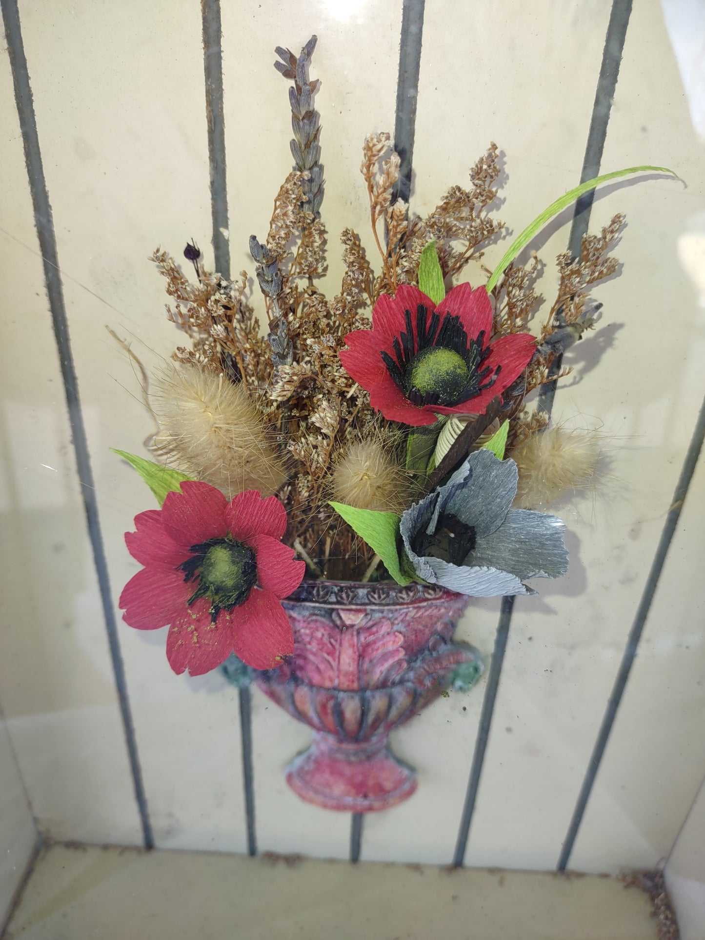 Antique Floral Shadow Box