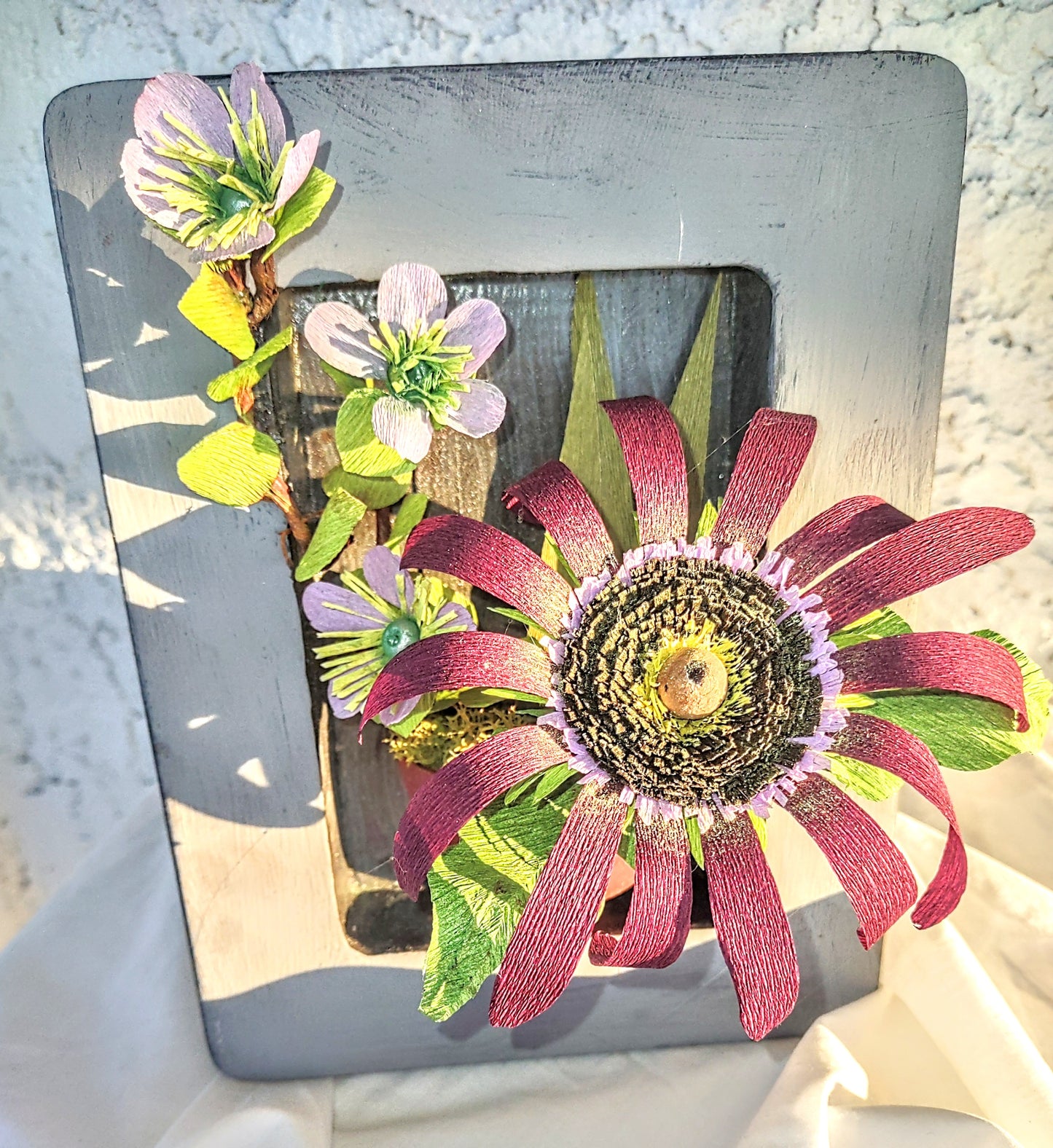 Custom Shadow Box with a Black Eyed Susan.